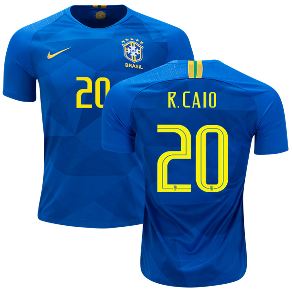 Brazil #20 R. Caio Away Soccer Country Jersey